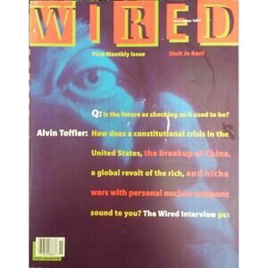 Wired Magazine First Edition Issue 90s tech early computing nostalgia